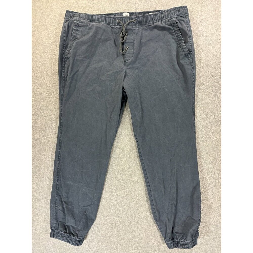 Gap Cotton Blend Athletic Fit Essential Jogger Pants (Men's‎ 2XL Tall) Blue